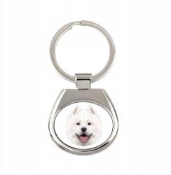 Art-Dog Samojed Samoyed kutya kulcstartó, grafikai kulcstartó, medál (5056739219652)