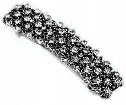  Exkluzív francia fém csat átlátszó strasszok szilárd