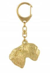 Art-Dog Cseh terrier aranyozott kutya kulcstartó, exkluzív kulcstartó (5906111204540)