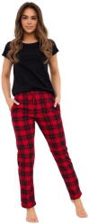 Cornette Pantaloni de pijama dama CORNETTE 690/45 roșu: 3XL (32262 3XL)