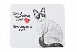 Art-Dog Snowshoe macska egérpad macskával, az Ön fényképével (5055882489851)