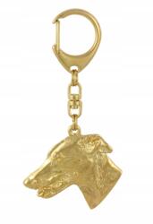 Art-Dog Greyhound aranyozott kutya kulcstartó, exkluzív kulcstartó (5906111203642)