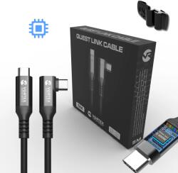 VortexVR Kábel Meta Link 5m Usb-c töltő rögzítőelem (VVR.5M.10.GBPS.PD100W.LINK.COMBO.USB.C.25)