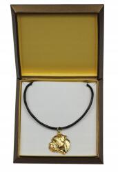 Art-Dog Bullmastiff aranyozott nyaklánc medál kutyával ajándékdobozban (5906111284092)