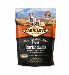 CARNILOVE Fresh Száraz Kutyaeledel Kistestű kutyáknak Strucc Bárány 1, 5kg