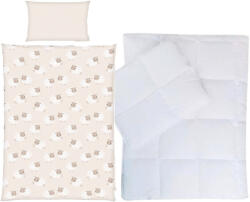 Báránykás flanel ovis ágynemű szett