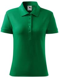 MALFINI Női galléros póló Cotton Heavy - Középzöld | XL (2161616)