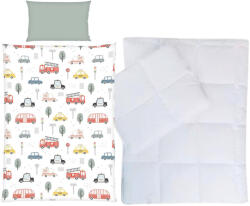 Járművek flanel ovis ágynemű szett