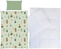  Erdei állatok flanel ovis ágynemű szett