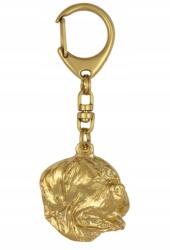 Art-Dog Bordeaux-i kutya aranyozott kutya kulcstartó, exkluzív kulcstartó (5906111203727)