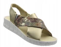 Helios Arany Szandál Helios 132 Kényelmes Természetes Bőr Könnyű Talppal (132.27)