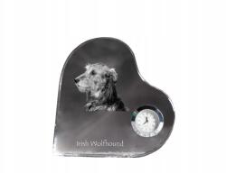 Art-Dog Ír farkas szív alakú kristály óra az Ön fényképével (5055882451223)