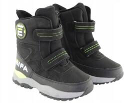 Bessky Gyerek csizma Ökológiai fekete FD464-3C r33 (FD464-3C BLACK/FLUORESCENT GREEN)