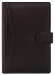 Saturnus Gyűrűs kalendárium SATURNUS L212 sárga lapos fekete marhabőr 2026 (SL212-003)