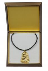 Art-Dog Uszkár aranyozott nyaklánc medál kutyával ajándékdobozban (5906111284634)
