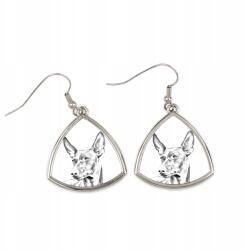 Art-Dog Cirneco dell'Etna háromszög alakú lógós fülbevaló kutyával, fényképpel (5055882476097)