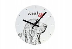  Basset Hound kutyaóra lógó és álló, fényképpel személyre szabható, 20 cm (5060381105508)