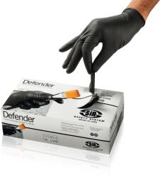 Sir Safety System Defender, nitril egyszerhasználatos kesztyű - 100db/doboz - Fekete - 10/XL (SSY-MA2111Z9-XL)