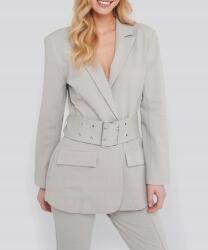 NA-KD Női blézer övvel Na-kd szürke, Xs