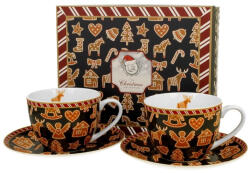 Gingerbread Navy - 2 darabos cappuccino csészékészlet (Karácsonyi kollekció) (3936237)