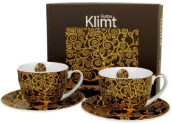 Életfa Brown - 2 darabos cappuccinós csészékészlet (3957157)