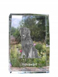 Art-Dog Hovawart kutya kép kristályban, emléktárgy, trófea, köszönetnyilvánítás (5055882467187)