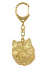Art-Dog Cairn Terrier aranyozott kutya kulcstartó, exkluzív kulcstartó (5906111203925)