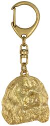 Art-Dog Cavalier King Charles spániel aranyozott kutya kulcstartó, kulcstartó (5906111203888)