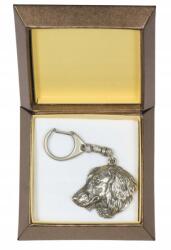 Art-Dog Tacskó hosszú szőrű kutya kulcstartó díszdobozban, kitűző (5906111208524)