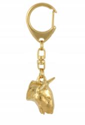 Art-Dog Bulterier aranyozott kutya kulcstartó, exkluzív kulcstartó (5906111203345)