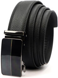  Nordee BA002 férfi fekete autómata bőr öv, alkalmi viselet 125 x 3.5 cm (58959)