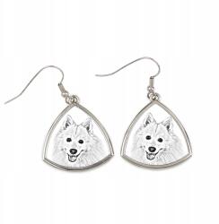 Art-Dog Japán spicc háromszög alakú, lógós fülbevaló kutyával, fényképpel (5055882475861)