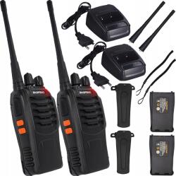 Baofeng BF-888S Rövidhullámú rádiók Walkie Talkie Led zseblámpa (24-928#)