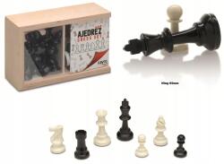  Műanyag Sakktábla Fa Dobozban 65 MM Ajedrez