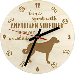  Anatóliai juhászkutya gravírozott kutyaóra, átmérő 30 cm, kutya neve (5055882401068)