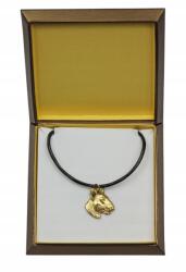 Art-Dog Bulterier aranyozott nyaklánc medál kutyával ajándékdobozban (5906111285013)