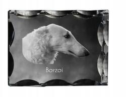 Art-Dog Orosz agár borzoj kutya kép díszes kristály, ajándéktárgy, dekoráció (5055882447554)