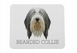 Art-Dog Bearded Collie geometrikus kutya egérpad (5056739222966)