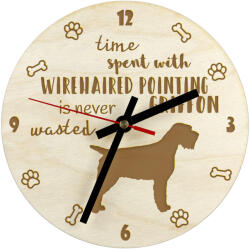  Korthals gravírozott kutyaóra, átmérő 20 cm, kutya neve (5906111289882)