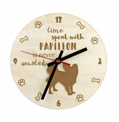Art-Dog Papillon gravírozott kutyaóra, átmérő 20 cm, kutya neve (5906111289332)