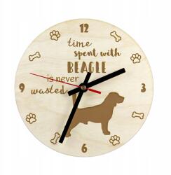  Beagle gravírozott kutyaóra, átmérő 20 cm, kutya neve (5906111219407)