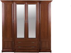 GERBOR Sonata s-019 szekrény 4d/2s gesztenye - mindigbutor