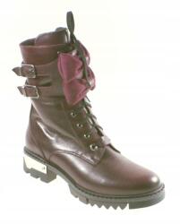 Simen Simeny Bokacsizma, bordó, Size 39, bőr (3307A)