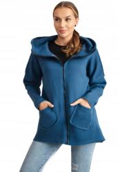 Kesi Melegítő pulóver hosszabb hátrésszel és farmer zsebekkel