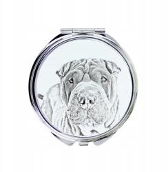 Shar Pei kompakt zsebtükör kutyával, fényképpel (5055882480902)