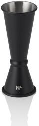  NOCTURN japán stílusú italmérce 25/50 ml rozsdamentes acél matt fekete - mindenamibar