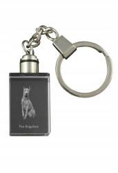 Art-Dog Thai Ridgeback kristály kulcstartó kutya kulcstartó fényképpel megvilágított (5055882428300)