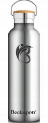  Beckspon rozsdamentes acél hőpalack 600ml kétrétegű szigetelés (SILVER-600ML)
