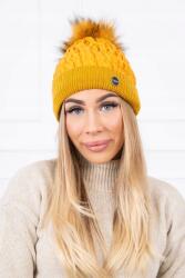 Kesi K160 sapka, mustársárga