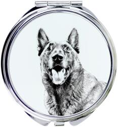  Malinois Belga juhászkutya kompakt zsebtükör kutyával (5055882480780)